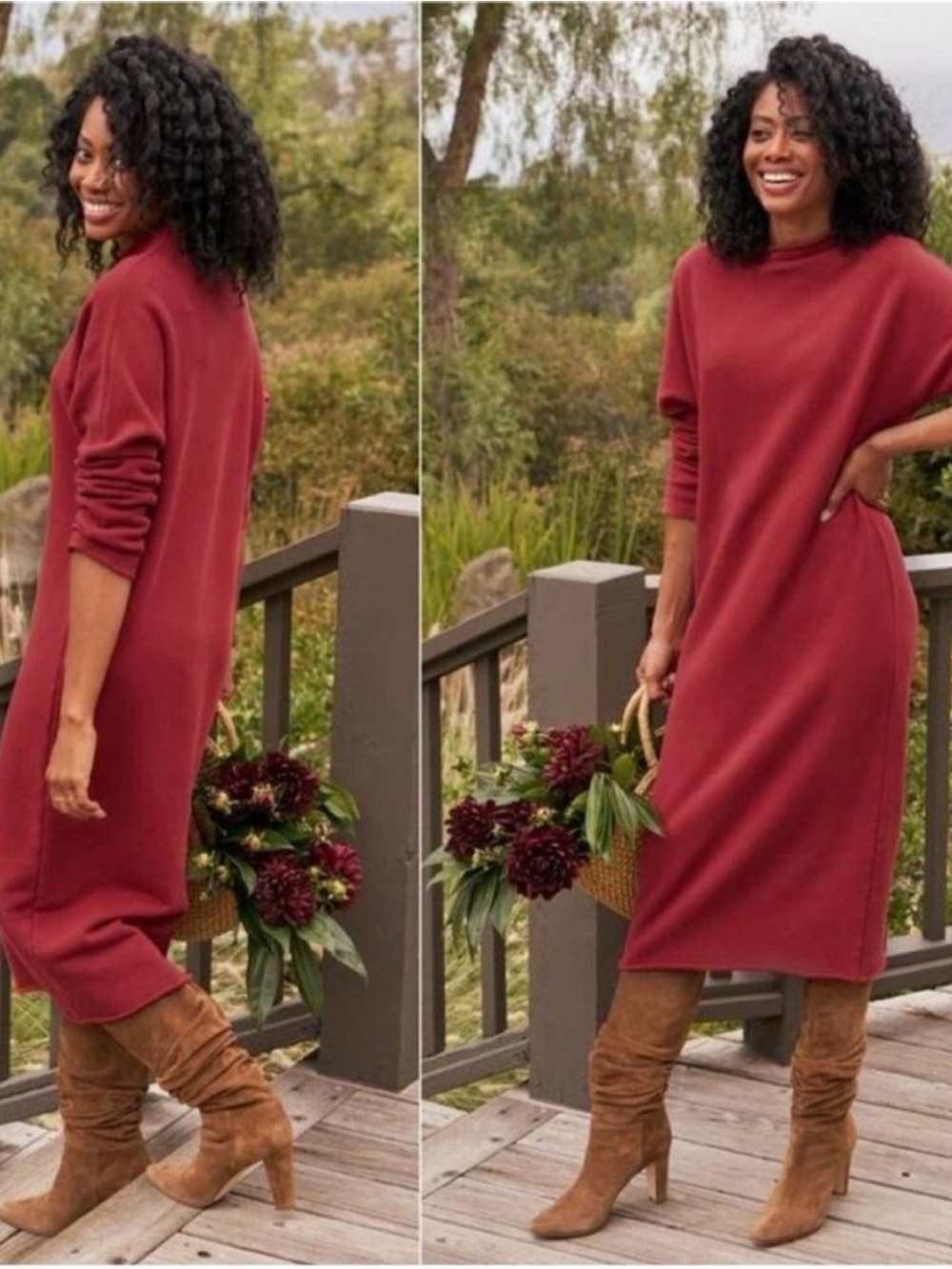 Frank & Eileen Isabelle dress in triple fleece